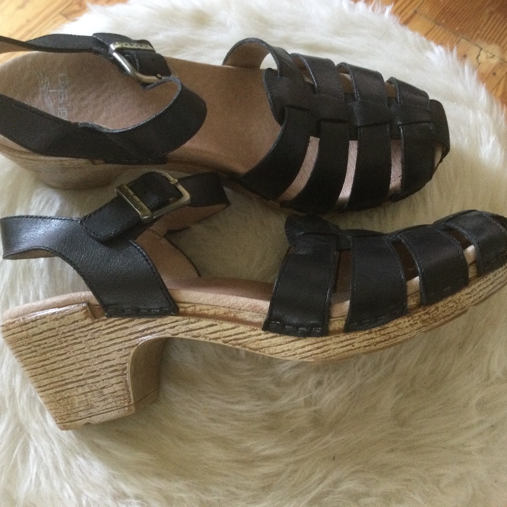 Dansko Milly Fishermen Sandals Sz 39/8.5/9 EUC!